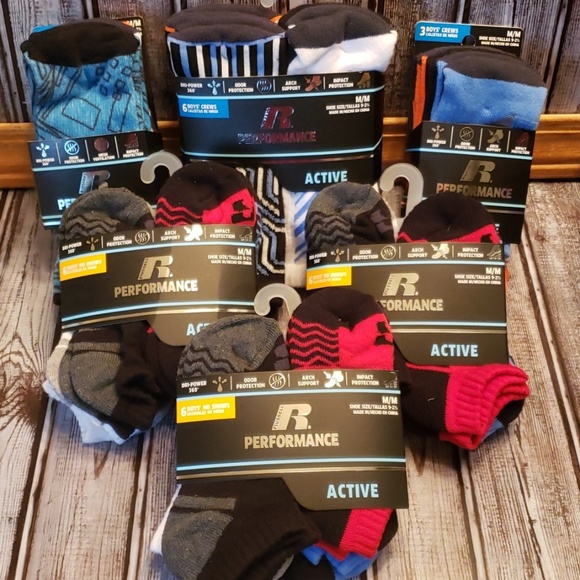 russell performance active socks